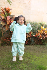 Baby Blue Hoodie Set